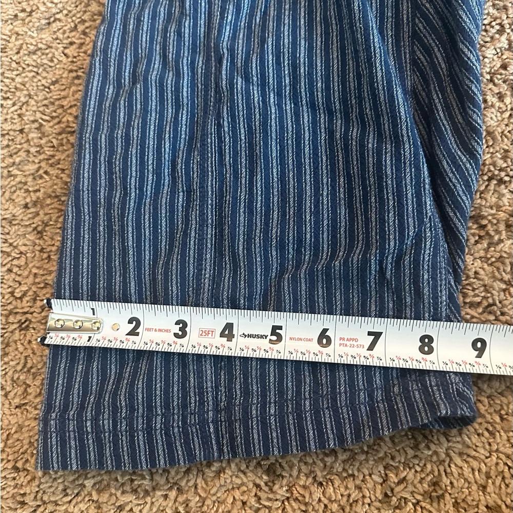 Free People Women’s Runyon Oversized Blue Striped Harem Wide Leg Pants Size XS - Picture 5 of 10